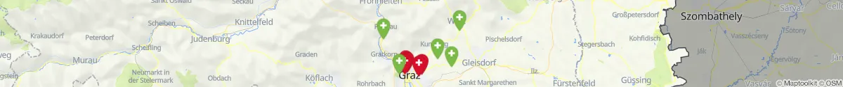Kartenansicht für Apotheken-Notdienste in der Nähe von Sankt Radegund bei Graz (Graz-Umgebung, Steiermark)